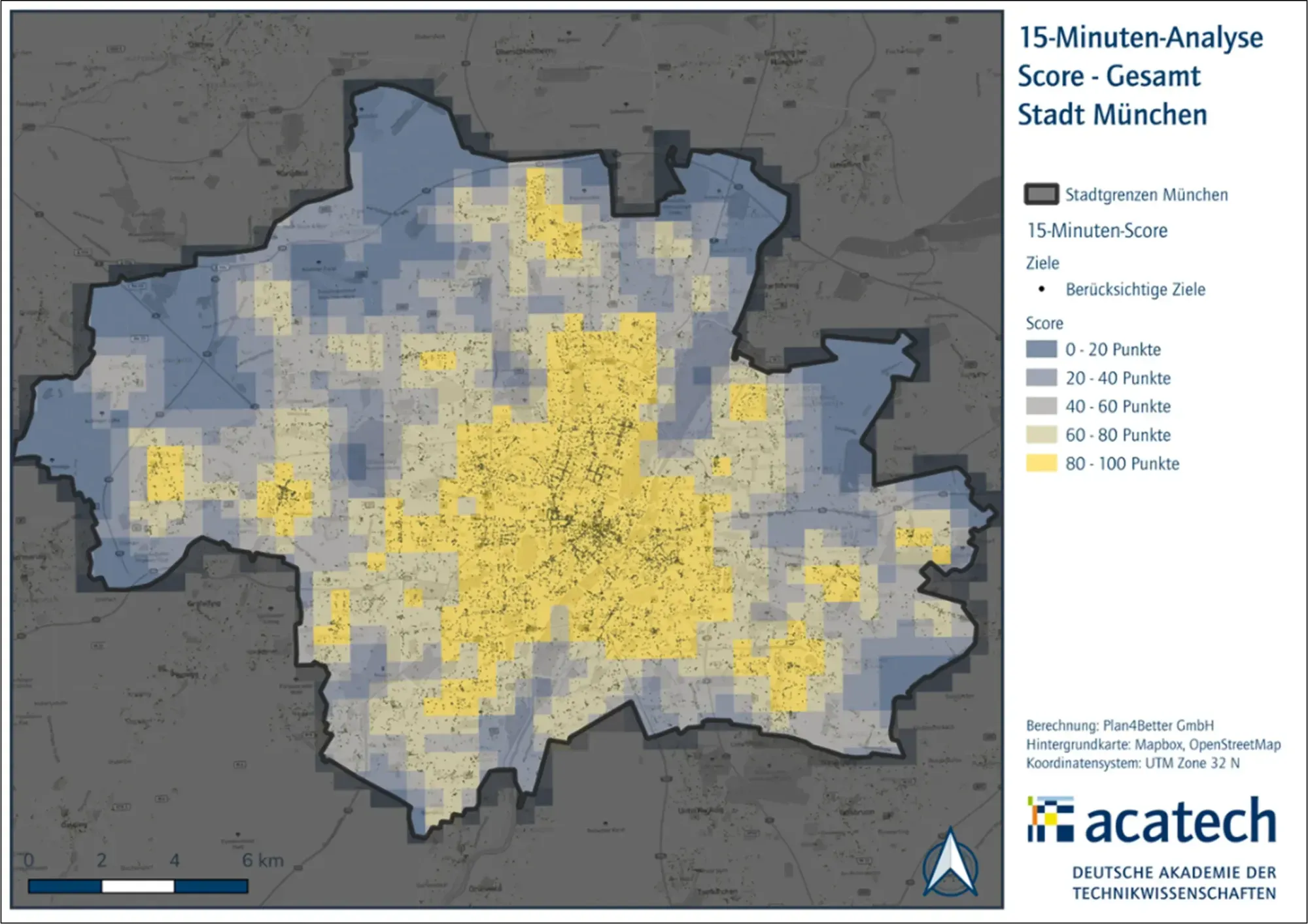 Räumliche Datenanalyse zur integrierten Stadtentwicklung und Mobilitätsplanung