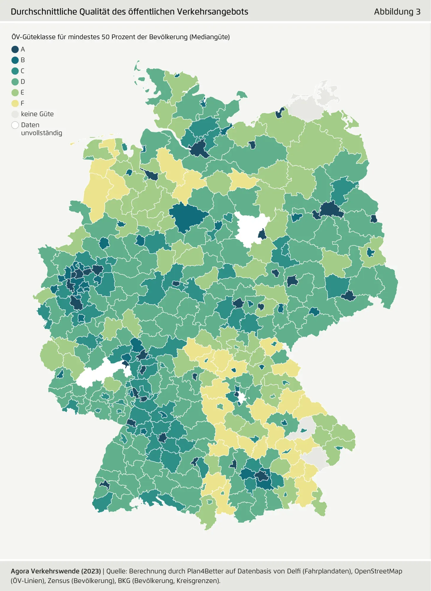 Erreichbarkeitsanalysen für die Projekte "Mobilitätsgarantie" und "ÖV-Atlas"