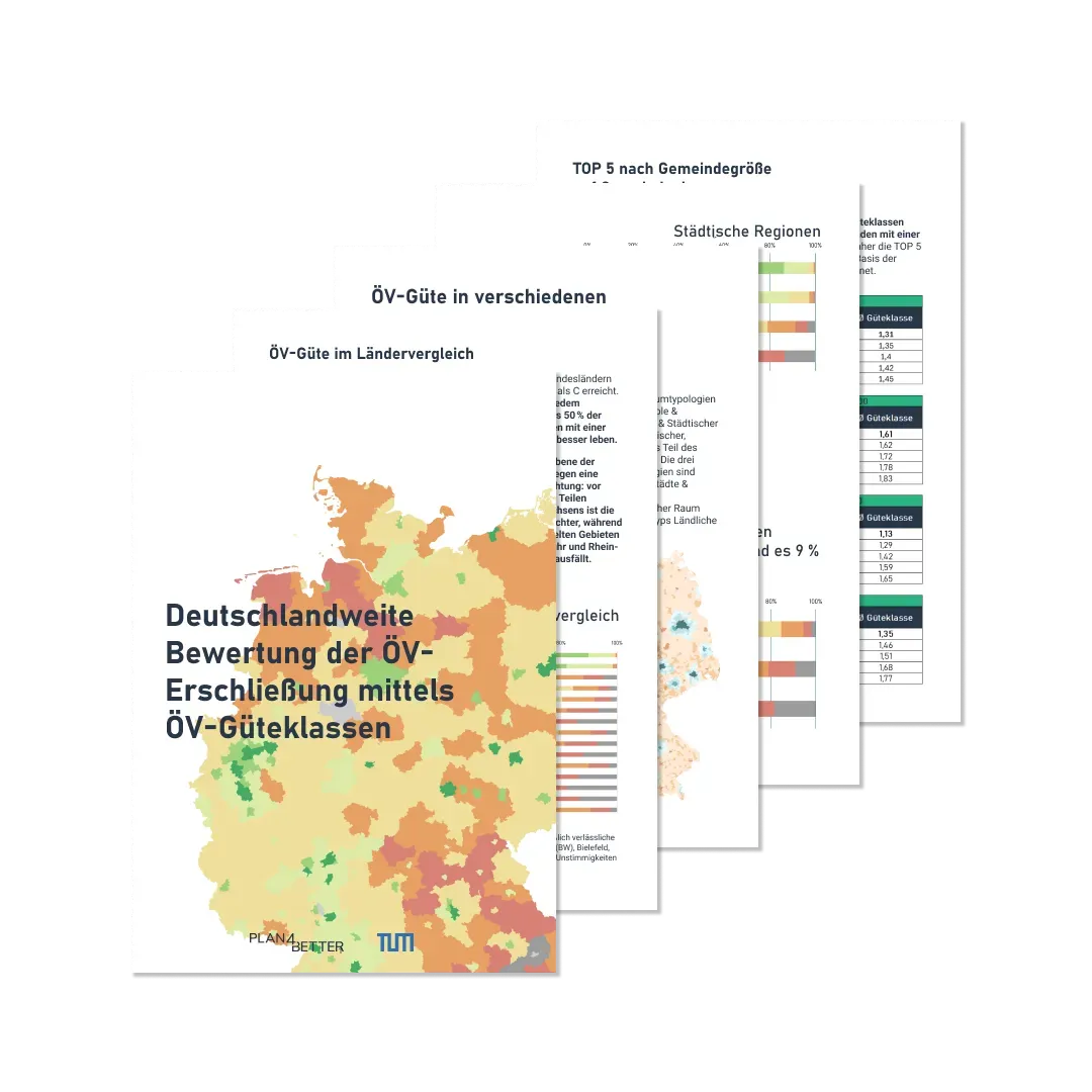 Seiten aus dem Whitepaper zur ÖV-Erschließung