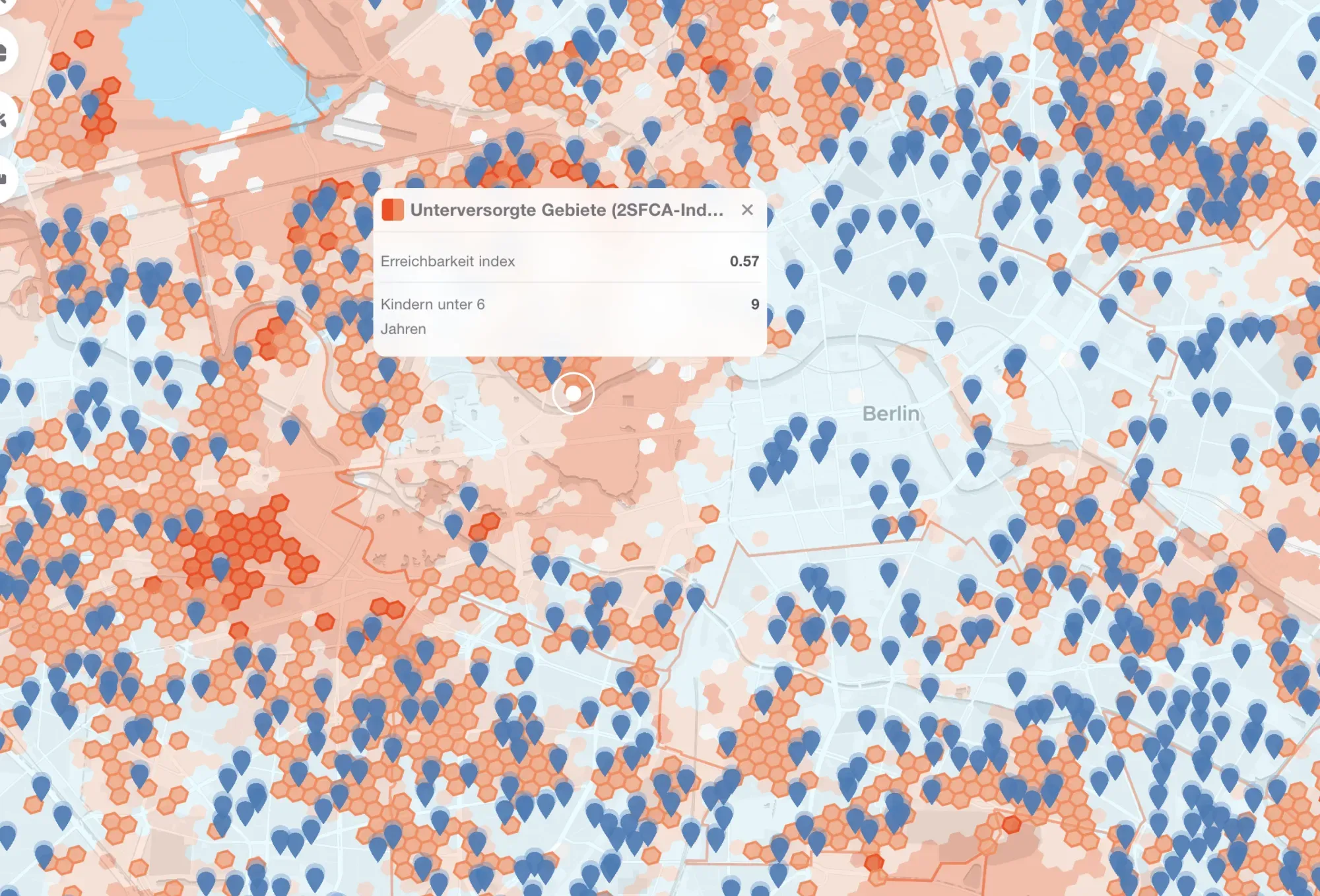 GOAT-Dashboards für räumliche Analysen in Städten und Verwaltungen