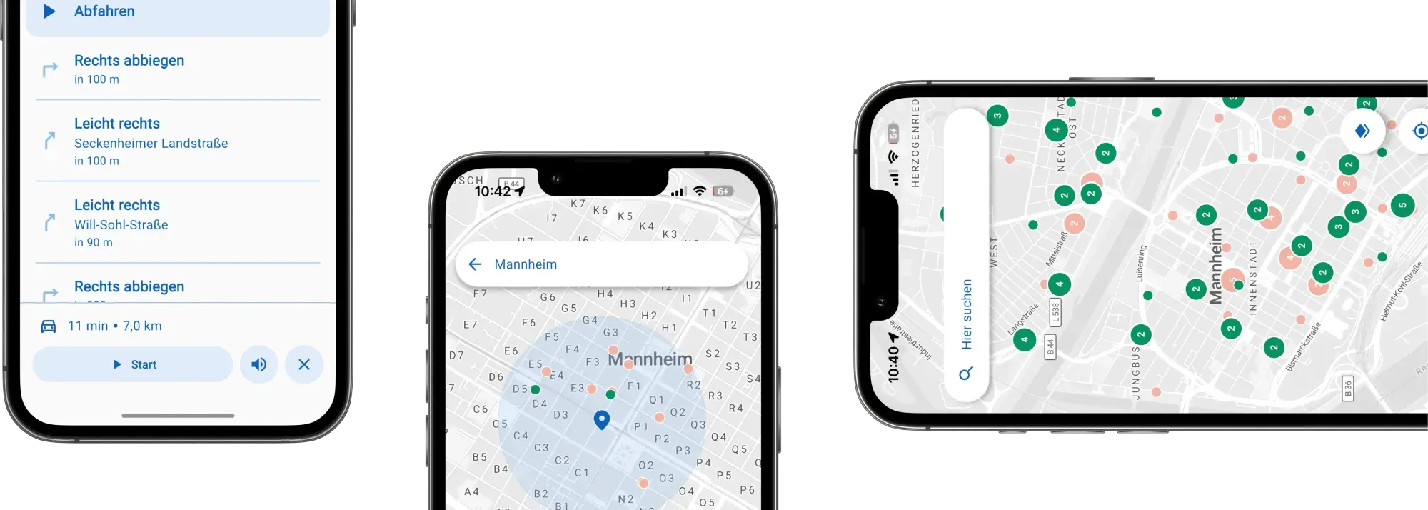 Park-Stark – Navigationsapp „Allgemeine Schwerbehindertenparkplätzen“