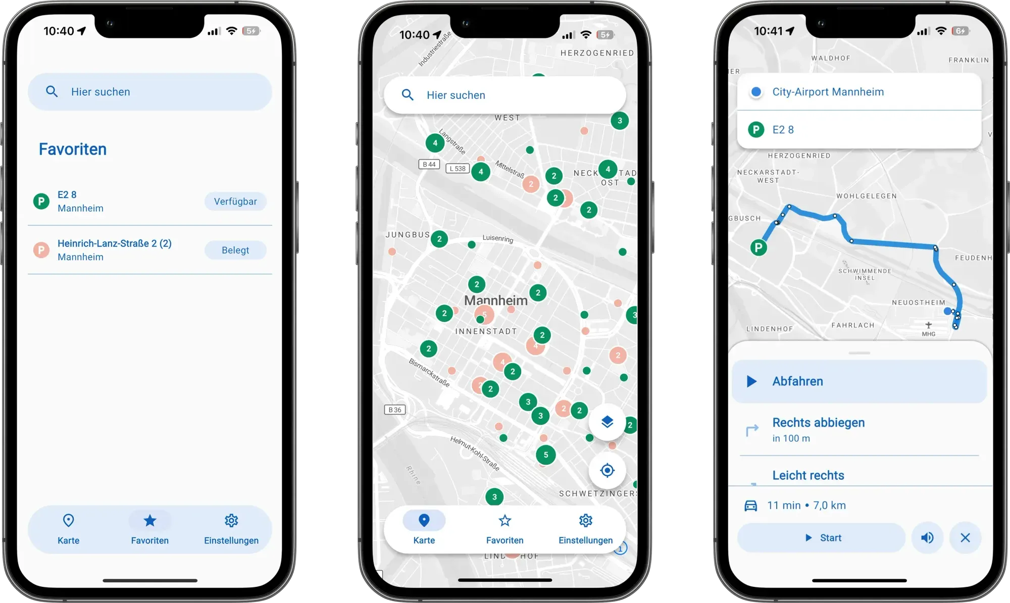 Park-Stark – Navigationsapp „Allgemeine Schwerbehindertenparkplätzen“ 