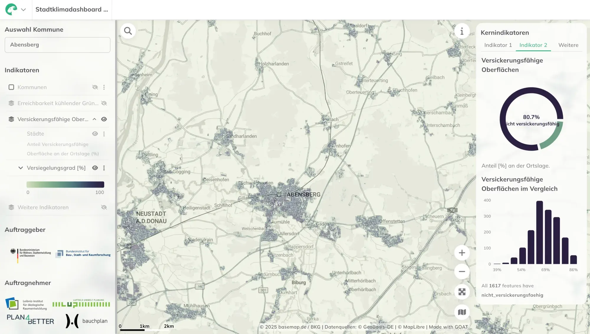 Stadtklimadashboard – Praxistest von Indikatoren zur Stadtklimaanpassung